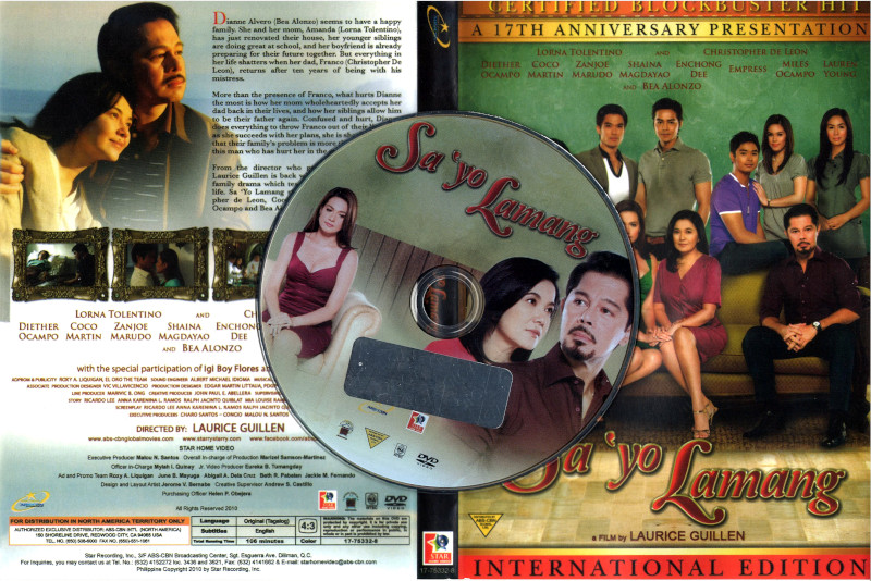 Filipino Tagalog Movies on DVD For Sale Sa 'Yo Lamang eBay